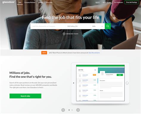 Glassdoor Job Website