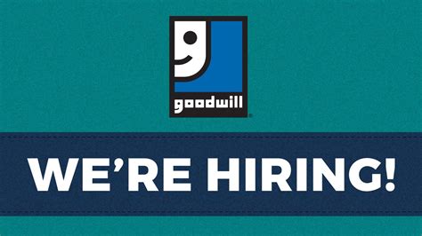 Goodwill Job Opening