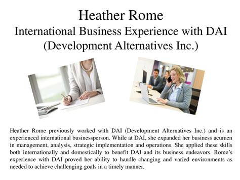 Heather Rome Dai Heather Rome Dai Development Alternatives Inc Heather Rome Dai Heather Rome Dai Development Alternatives Inc