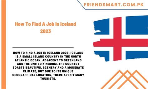 How To Find A Job In Iceland 2023