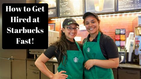 How To Get A Job At Starbucks