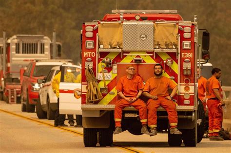 Hundreds Of California Inmates Helping To Fight Wildfires Hundreds Of California Inmates Helping To Fight Wildfires
