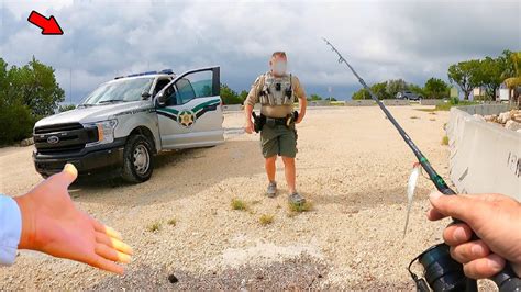 I Was Just Fishing When The Game Warden Showed Up Florida Keys Day 1 I Was Just Fishing When The Game Warden Showed Up Florida Keys Day 1