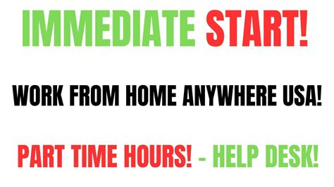 Immediate Start Part Time Seasonal Work From Home Job Help Desk Live Immediate Start Part Time Seasonal Work From Home Job Help Desk Live