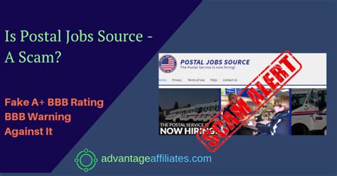 Is Postal Jobs Source A Scam A Rating Or Bbb Warning Against It Is Postal Jobs Source A Scam A Rating Or Bbb Warning Against It