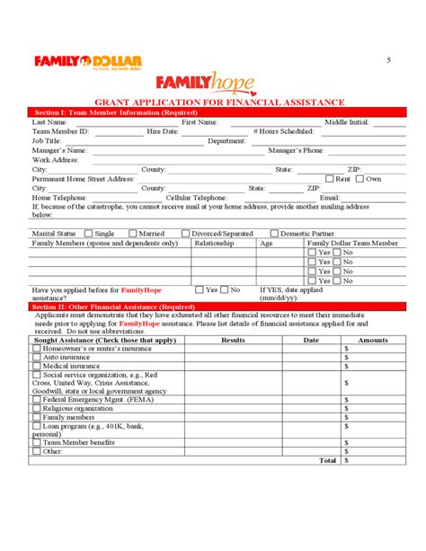 Job Application Family Dollar
