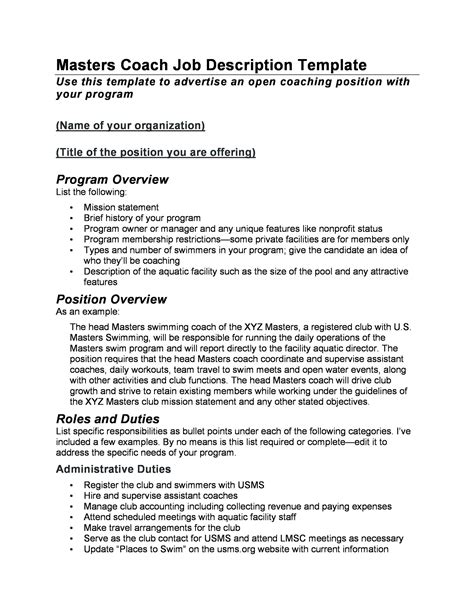 Job Duties Examples Job Duties Examples