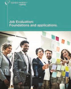 Job Evaluation Foundations And Applications Korn Ferry Job Evaluation Foundations And Applications Korn Ferry