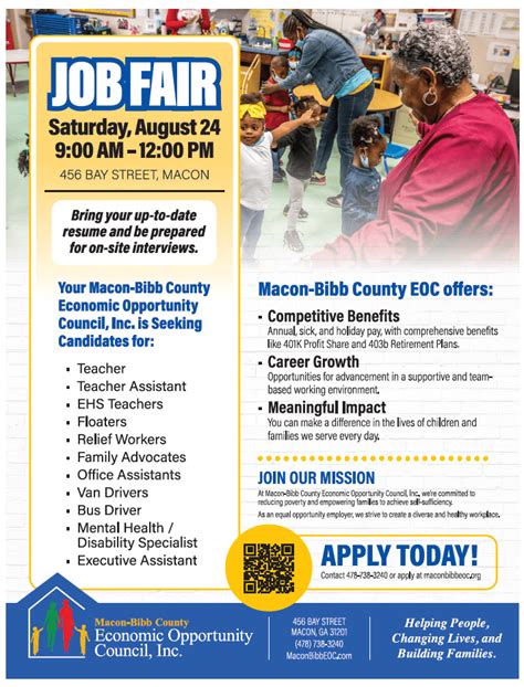 Job Fair Join Our Team On Site Interviews Conducted On August 24 From 9A 12P Macon Bibb Eoc Job Fair Join Our Team On Site Interviews Conducted On August 24 From 9A 12P Macon Bibb Eoc