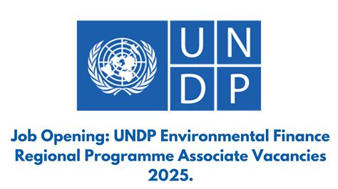 Job Opening Undp Environmental Finance Regional Programme Associate Job Opening Undp Environmental Finance Regional Programme Associate