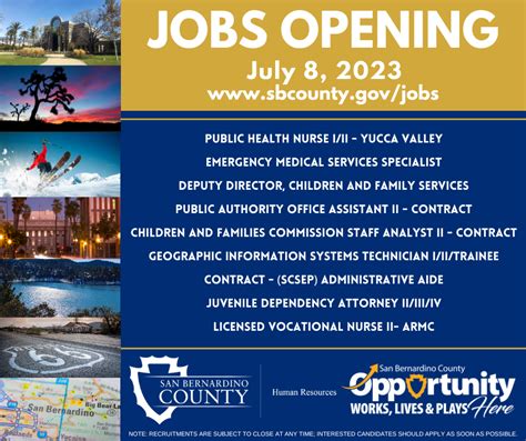Job Openings In San Bernardino County Welcome To San Bernardino County Job Openings In San Bernardino County Welcome To San Bernardino County