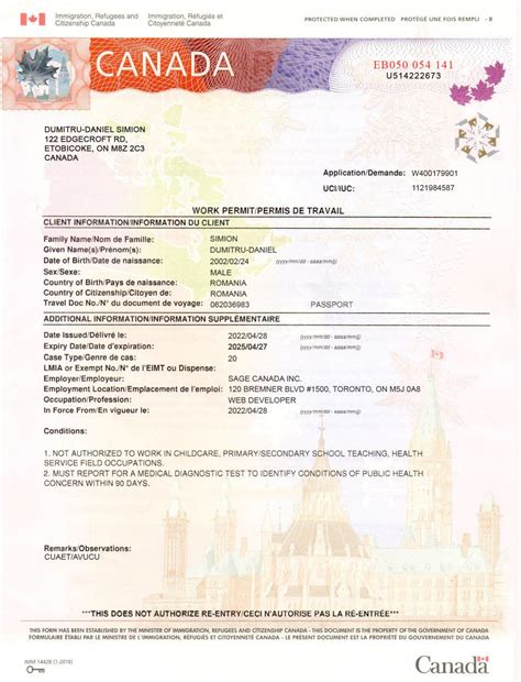Job Permit In Canada