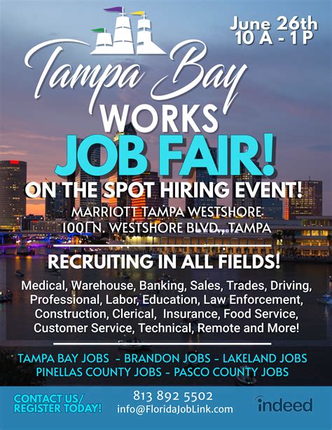 Jobs Hiring In Tampa Fl