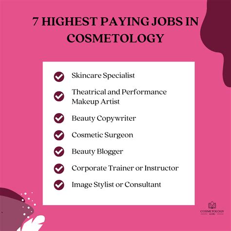 Jobs In The Cosmetology Industry