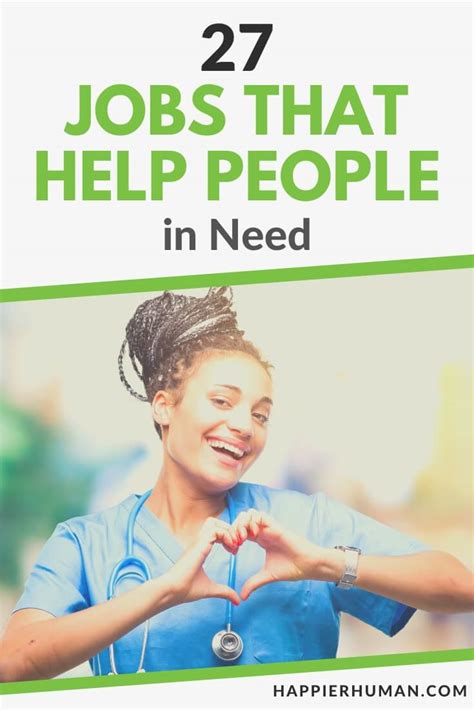 Jobs Where You Help People