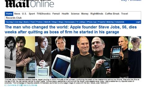 La Morte Di Steve Jobs Affolla I Quotidiani Di Tutto Il Mondo La Morte Di Steve Jobs Affolla I Quotidiani Di Tutto Il Mondo