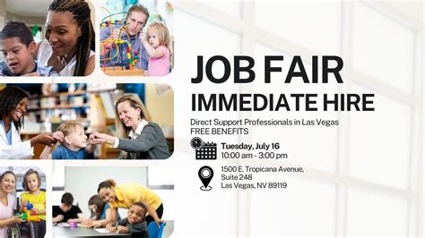 Las Vegas Job Fair Immediate Hire 1500 E Tropicana Avenue Suite 248 Las Vegas Job Fair Immediate Hire 1500 E Tropicana Avenue Suite 248