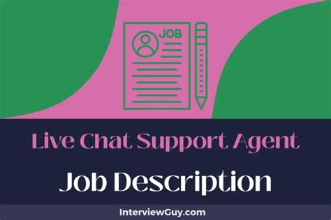 Live Chat Specialist Job Description Live Chat Specialist Job Description