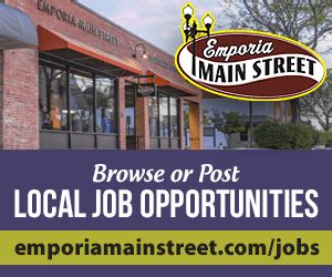 Local Job Opportunities Emporia Main Street Local Job Opportunities Emporia Main Street