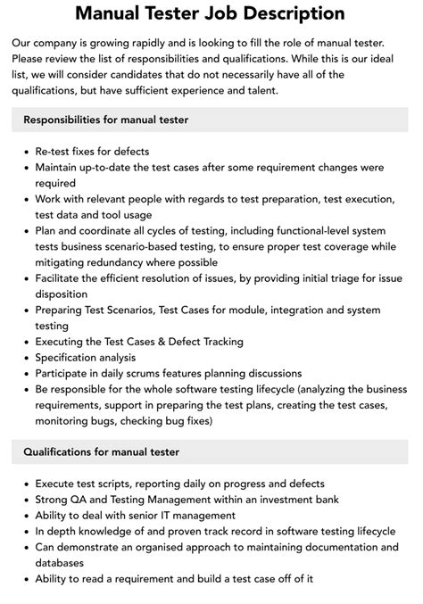 Manual Testing Jobs