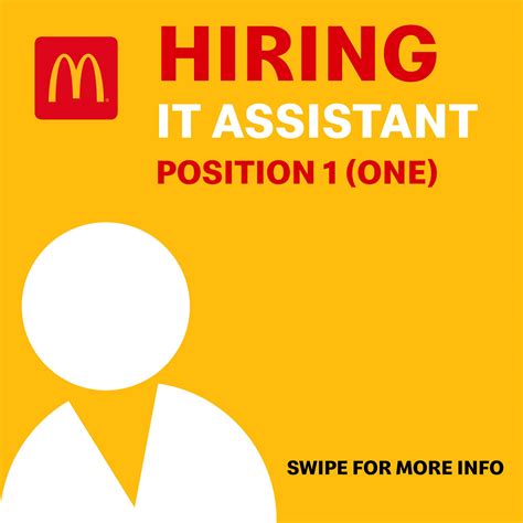 Mcdonald S Brunei Job Vacancy Swipe Left For The Details Interested Applicants Can Submit Application Through Hr Mcdbrunei Gmail Com Closing Date Is On Instagram Mcdonald S Brunei Job Vacancy Swipe Left For The Details Interested Applicants Can Submit Application Through Hr Mcdbrunei Gmail Com Closing Date Is On Instagram