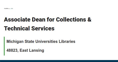 Michigan Library Jobs