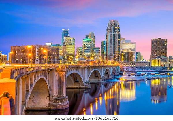 Minneapolis Downtown Skyline In Minnesota Usa 2169681 Stock Photo At