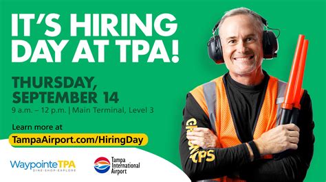 More Than 400 Jobs Available At Tpa S Airport Wide Hiring Day Event More Than 400 Jobs Available At Tpa S Airport Wide Hiring Day Event