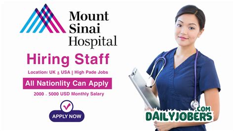 Mount Sinai Hospital Jobs