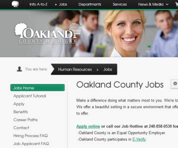 Oakland County Job Openings