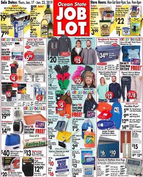 Ocean State Job Lot Weekly Ad Flyer Job Weekly Ads Ocean State Job Lot Weekly Ad Flyer Job Weekly Ads