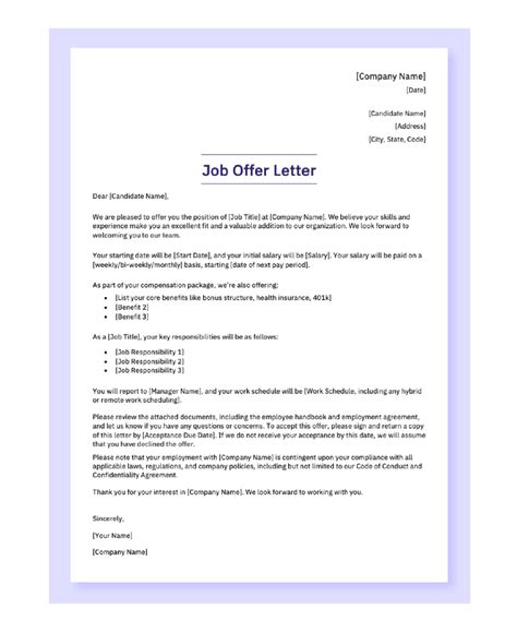 Offer Letter Template And 2025 Guide 2 Free Downloads Aihr