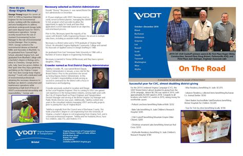 On The Road Newsletter October December 2019 By Vdot Bristol On The Road Newsletter October December 2019 By Vdot Bristol