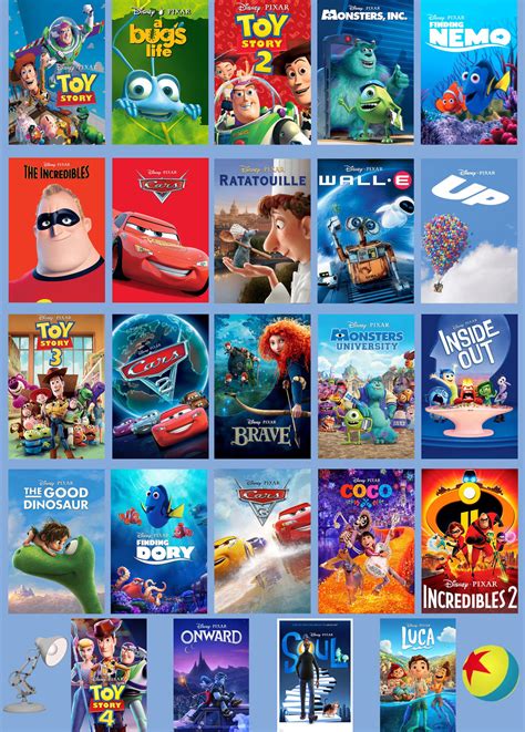 Pixar Disney Movies