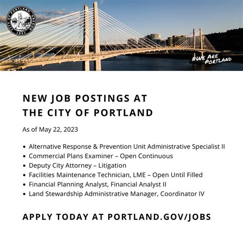 Portland Gov Jobs