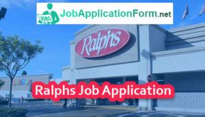 Ralphs Job Application