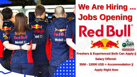 Red Bull Job Opportunities
