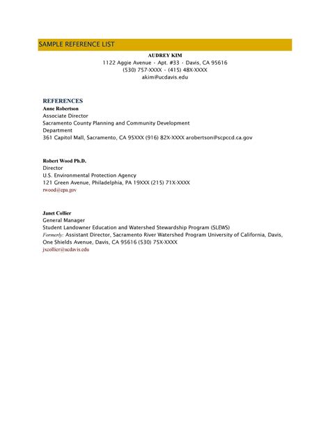 References For Job