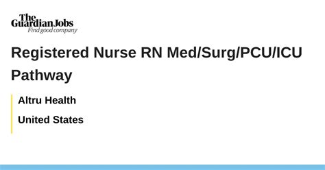Registered Nurse Med Surg Icu Pathway Opportunity Advocate Aurora Careers Registered Nurse Med Surg Icu Pathway Opportunity Advocate Aurora Careers