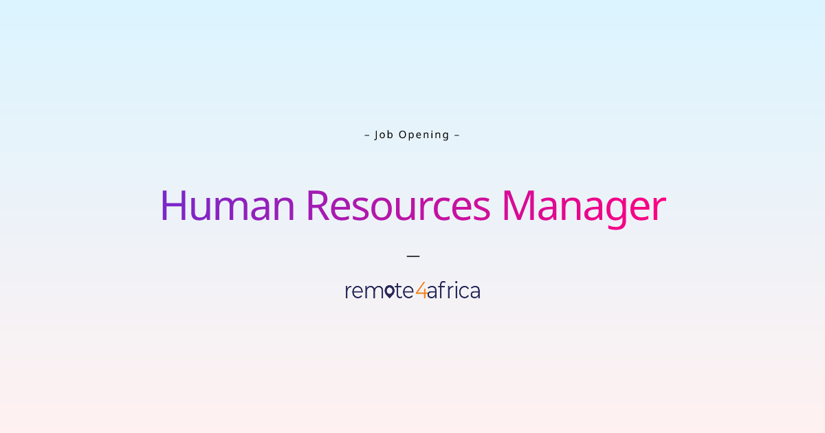 Remote Hybrid Human Resources Manager Job At Financial Services Remote Hybrid Human Resources Manager Job At Financial Services
