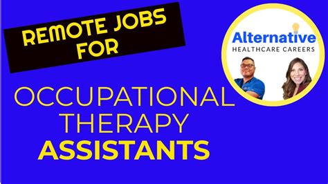 Remote Occupational Therapy Assistant Jobs Top 5 Work From Home Options Explained Remote Occupational Therapy Assistant Jobs Top 5 Work From Home Options Explained