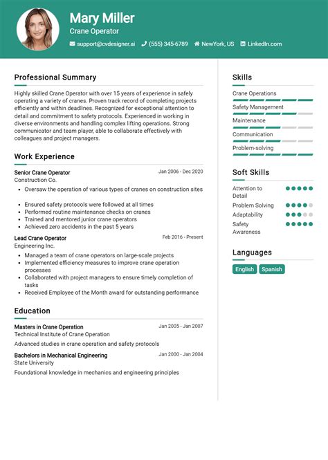 Resume Skills For Crane Operator Templates Updated For 2024 Resume Skills For Crane Operator Templates Updated For 2024