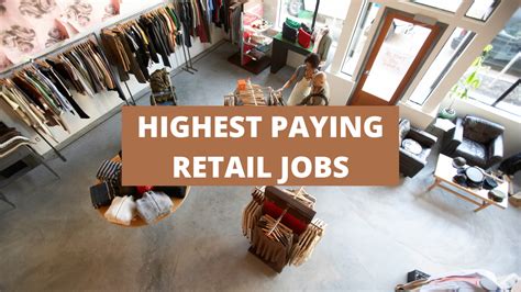 Retail Jobs That Pay The Most