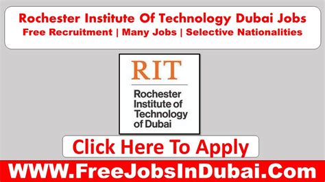 Rochester Institute Of Technology Jobs