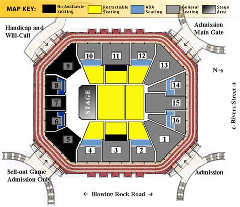 Seating Charts The Holmes Convocation Center Seating Charts The Holmes Convocation Center