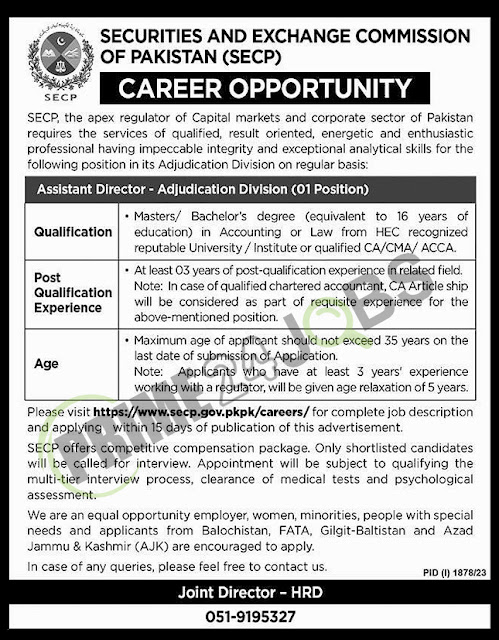 Secp Jobs December 2023 Secp Jobs December 2023