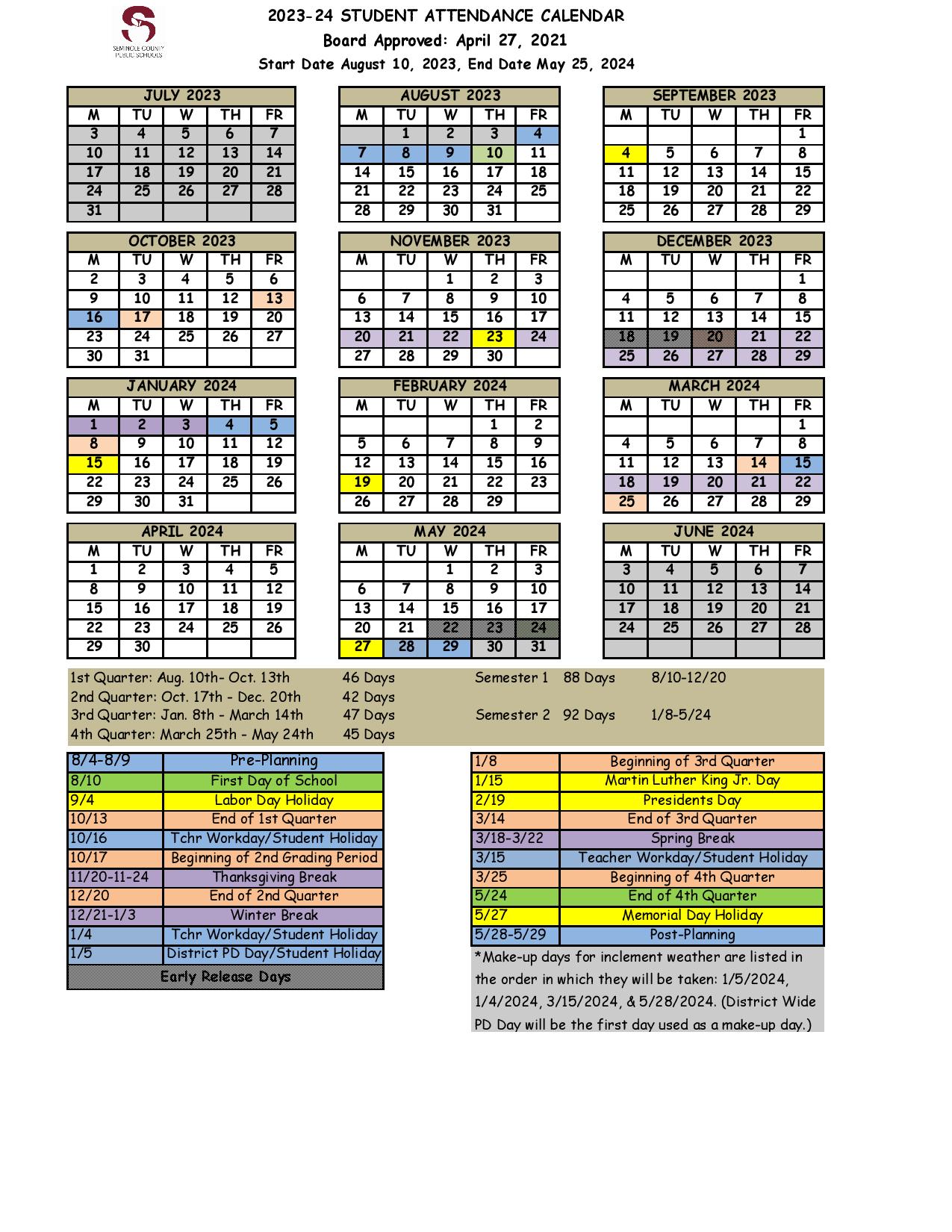 Seminole County Fl Public Schools Calendar Ketti Meridel Seminole County Fl Public Schools Calendar Ketti Meridel