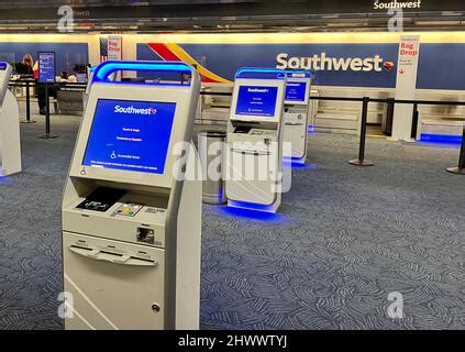 Southwest Airlines Check In Kiosks At Milwaukee S General Mitchell Southwest Airlines Check In Kiosks At Milwaukee S General Mitchell