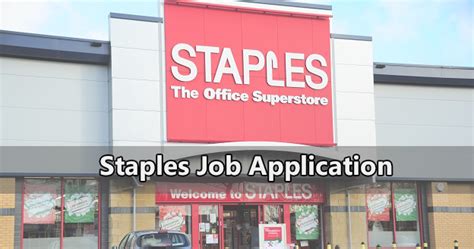 Staples Job Hiring