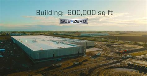 Sub Zero Manufacturing Facility Construction News And Project Updates Sub Zero Manufacturing Facility Construction News And Project Updates